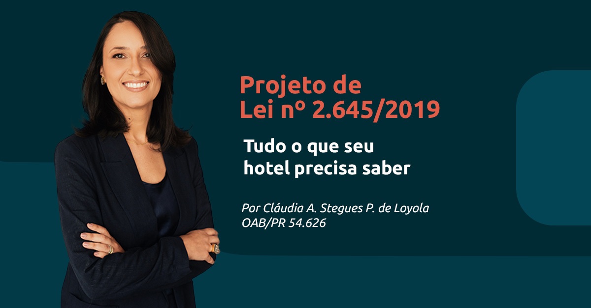 PL nº 2.645/2019 que disciplina a diária inaugural em meios de hospedagem.